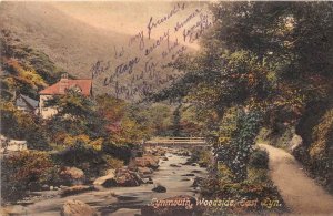 England Lynmouth  Woodside  East Lyn. cottage in woods.