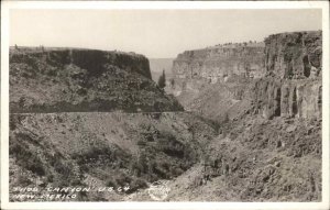 Taos Canyon New Mexico NM Bird's Eye View Real Photo Vintage Postcard