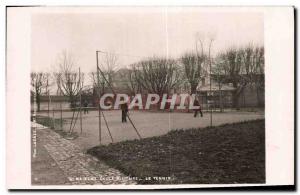 Postcard Old Tennis St Maixent Military School Army