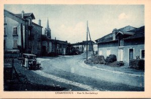 France Champenoux Rue St Barthelemy Street Scene