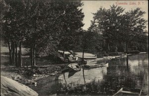 Kiamesha Lake NY New York Monticello c1910 Postcard