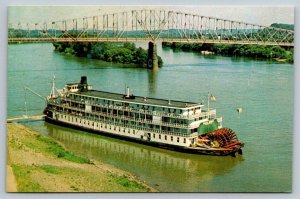 The Delta Queen  Marietta  Ohio  Steamboat   Postcard