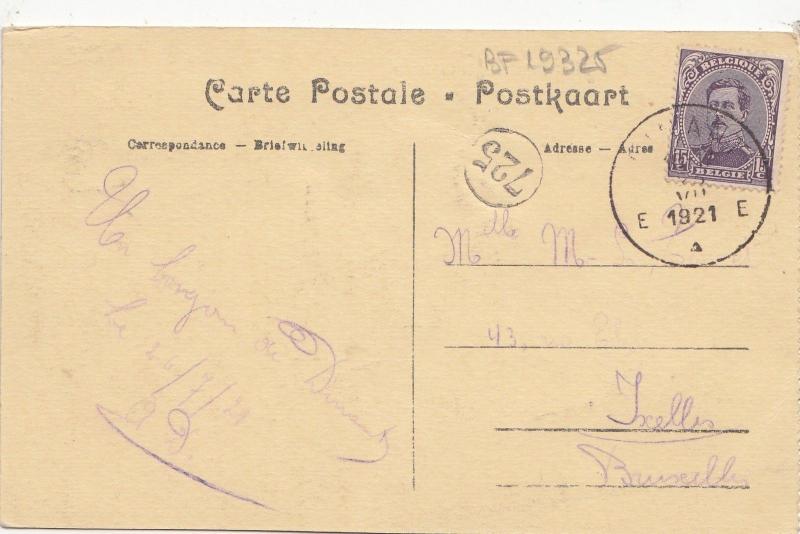 BF19325 dinant panorama vers la citadelle   belgium front/back image