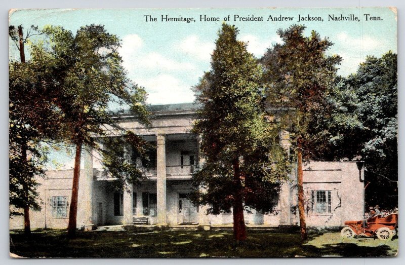 1920 Hermitage President Andrew Jackson Home Nashville Tennessee Posted Postcard