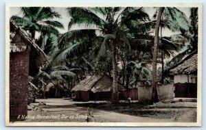 A Native Homstead DAR ES SALAAM Tanzania Postcard