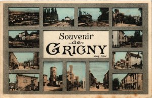 CPA Souvenir de GRIGNY (462427)