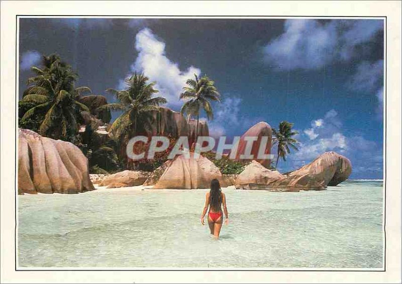 Modern Postcard the Royal Cove Seychelles the Breakwater