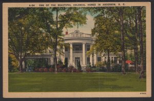 South Carolina Anderson - One of the Beautiful Colonial Homes - LINEN