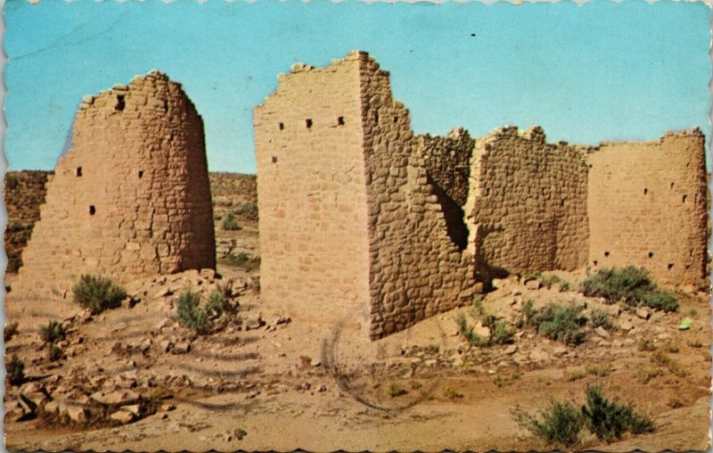 Hovenweep Castle Ruin National Monument Indian Architecture Utah Postcard 1973