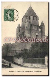 Old Postcard Provins Big Tower Dite De Cesar