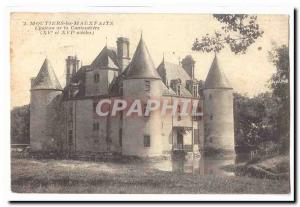 Moutiers les Mauxfaits Old Postcard Chateau of Cantaudiere (15 and 16th)