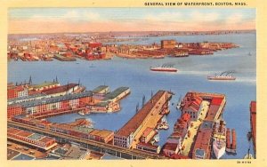 General View of Waterfront Boston, Massachusetts  