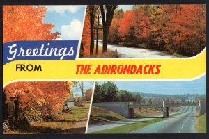 New York Multiview ADIRONDACKS Greetings from ... Chrome