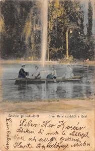 B76825 Romania Buzias Szent Antal Lacel boat Animated 1905  buziasfurdo timis