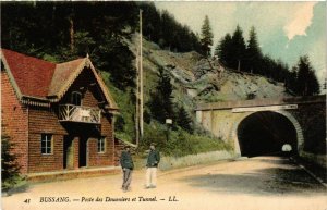 CPA BUSSANG - Poste des Douaniers et Tunnel (455865)