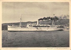 PF Gerusalemme MN Oceania Lloyd Treistino Ship Line Ship 