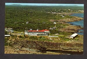 ME Aerial Bald Head Cliff House Hotel York near Ogunquit Maine Postcard