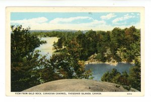 Canada - ON, Thousand Islands. View from Bald Rock, Canadian Channel