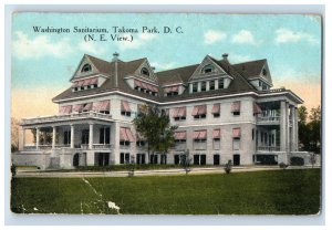 c1910 Washington Sanitarium Takoma Park, D.C. Postcard P7E