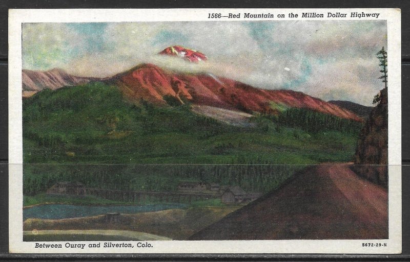 Colorado - Red Mountain On Million Dollar Highway - [CO-270]