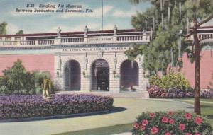 Florida Sarasota Entrance To Ringling Art Museum 1952 Curteich