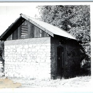 c1940s Tuolumne Co, CA RPPC Mark Twain Bret Harte Trail Real Photo Postcard A92