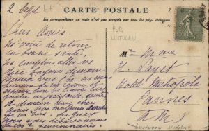 Lustucru Pasta? French Food Advertising Grenoble? c1910 Postcard