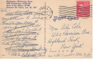 US    PC5064  GREETINGS FROM MICHIGAN