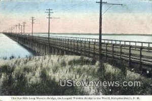 Hampton River Bridge in Hampton Beach, New Hampshire