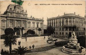 CPA MONTPELLIER - Préfecture et Hotel des Postes et Télégraphes (510985)