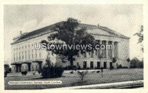 Memorial Aud in Raleigh, North Carolina