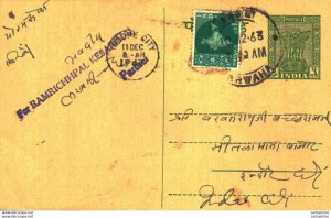 India Postal Stationery Ashoka 5ps Ramrichhpal