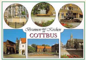 BG12438 brunnen und kirchen in  cottbus   germany