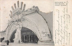 Entrance to Dreamland, Coney Island, Brooklyn, N.Y., Very Early Postcard