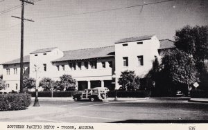 Arizona Tucson Southern Pacific Railroad Depot Real Photo