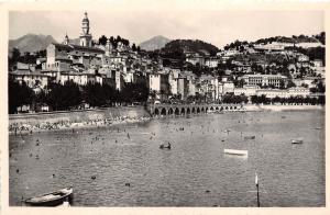 B70054 Menton La Vieille Vile ship btaeaux france