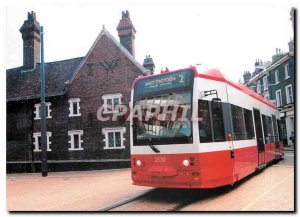 Postcard Modern Passing Croydon's Whitgift Almshouses the tram Emerges from G...