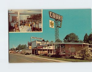 Postcard Virginia Court, Meridian, Mississippi