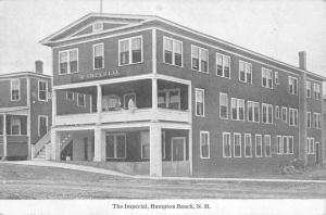 Hampton Beach New Hampshire The Imperial Exterior Antique Postcard K19924