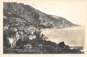 Lot301 vue sur garavan et la frontiere italiene menton  france