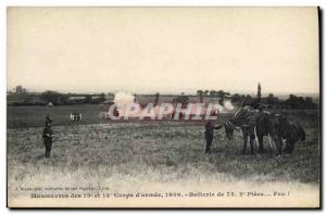 Old Postcard Army Maneuvers 13 and 14th body & # 39armee