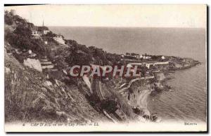 Old Postcard Cap d & # 39Ail seen on Cap Fleuri