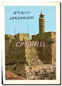 Postcard Modern Citadel Jerusalem Wailing Wall