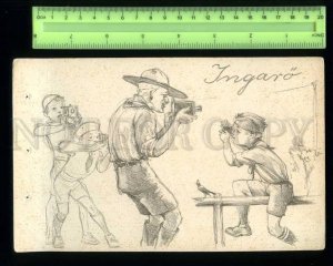 230182 ESTONIA SPAIA Boy Scouts Vintage drawings photographer