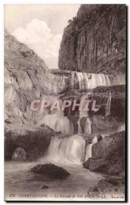 Old Postcard Constantine Cascade Sidi M'Cid