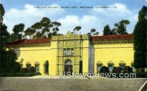 Fine Arts Gallery, Balboa Park - San Diego, California CA  