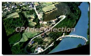 Postcard Modern Chatelus The Marcheix View Aerienne The Bridge On e Thaurion