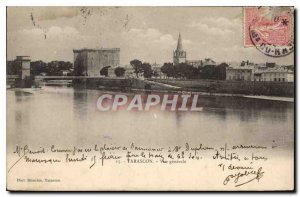 Old Postcard Tarascon general view