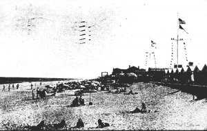 Virginia Virginia Beach Cavalier Beach Club Bathing In Front Of Cabana Row 1941