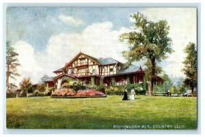 c1910's Birmingham Alabama AL, Country Club Oilette Tuck's Antique Postcard 